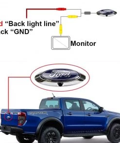 HJL Autoparts Chrome Emblem Logo Backup Camera For FORD F150 F250 F350 2004-2016 - #04912-45100