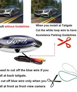 HJL Autoparts Chrome Emblem Logo Backup Camera For FORD F150 F250 F350 2004-2016 - #04912-45100 10 HJL Autoparts Chrome Emblem Logo Backup Camera For FORD F150 F250 F350 2004-2016 - #04912-45100