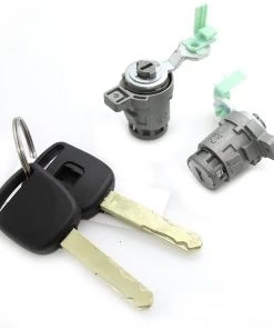 HJL Autoparts Left & Right Door Lock Cylinder+2 Keys For 02-06 Honda CR-V 2.4L 72185-S9A-013 - #07059-21360