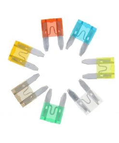 HJL Autoparts 120 Pcs Low Profile Mini Blade Fuse Assortment Set Auto Car Truck ATM - #FUSEO-70140 SMART ACCESSORY