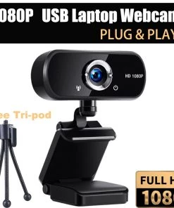 HJL Autoparts SMART ACCESSORY 1080P Webcam Full HD USB 2.0 For PC Desktop Laptop Web Camera With Microphone - #MOBIL-45104