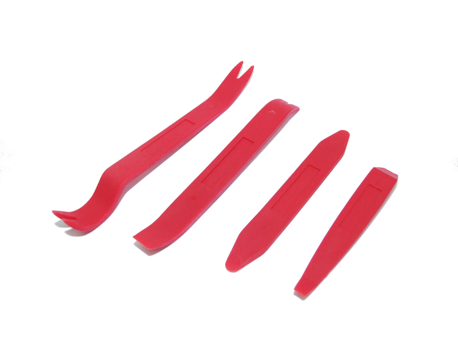 HJL Autoparts 12PCS Plastic Car Radio Door Clip Panel Trim Dash Audio Removal Pry Tool Set-Red - #TOKIT-99812R SMART ACCESSORY