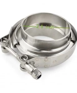 HJL Autoparts 2.5 Exhaust Clamp 304 Stainless Steel V-band T-bolt Mild Steel Flange 3pcs Set - #TOKIT-99025 HAND TOOL 12 HJL Autoparts 2.5 Exhaust Clamp 304 Stainless Steel V-band T-bolt Mild Steel Flange 3pcs Set - #TOKIT-99025 HAND TOOL