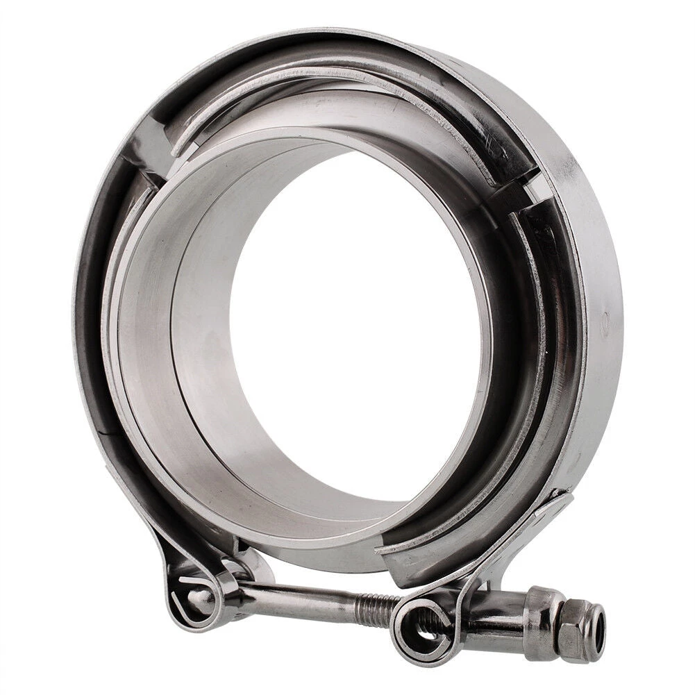 HJL Autoparts 2.5 Exhaust Clamp 304 Stainless Steel V-band T-bolt Mild Steel Flange 3pcs Set - #TOKIT-99025 HAND TOOL 8 HJL Autoparts 2.5 Exhaust Clamp 304 Stainless Steel V-band T-bolt Mild Steel Flange 3pcs Set - #TOKIT-99025 HAND TOOL