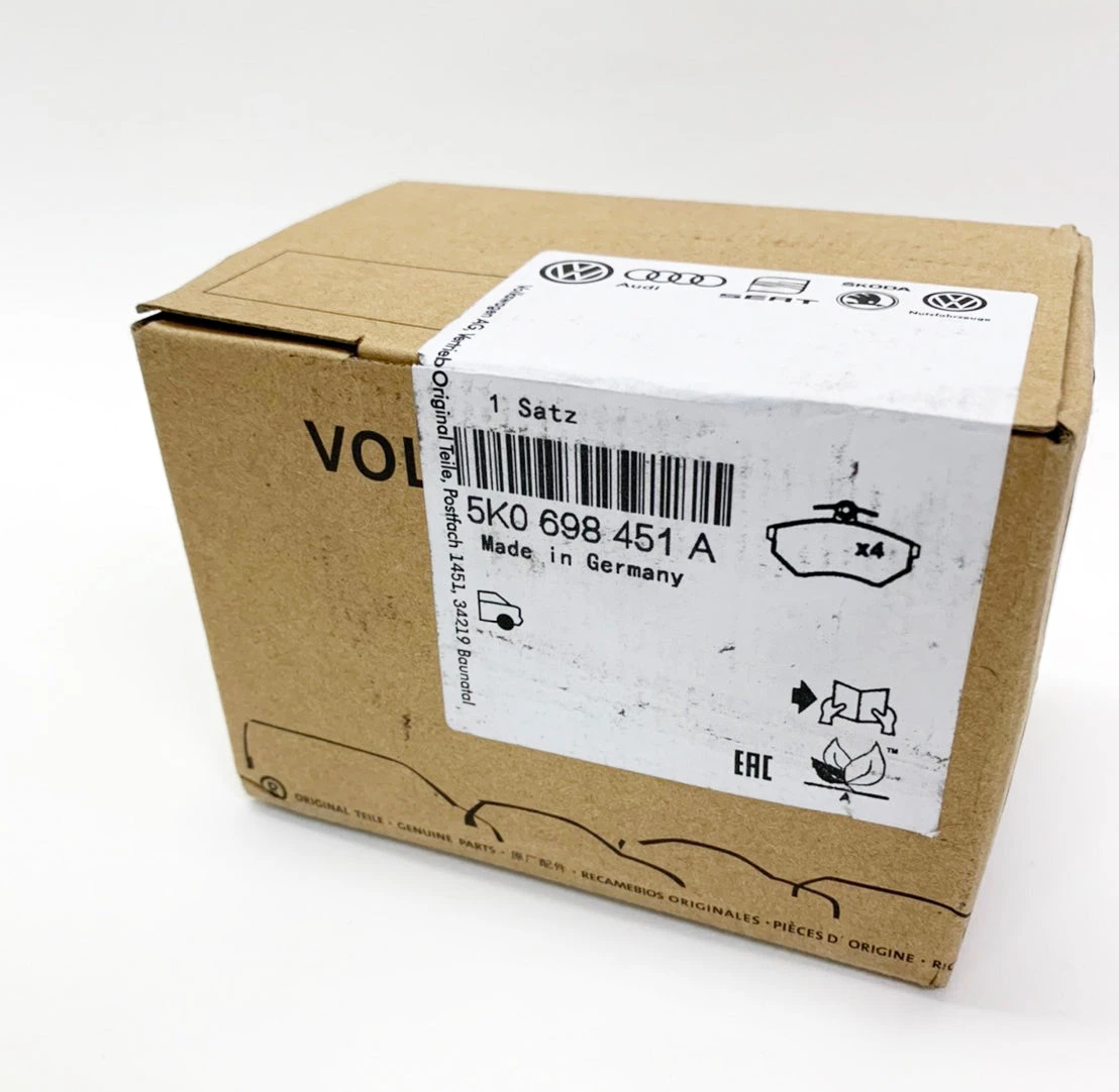HJL Autoparts Genuine Brake Pad Set (Front & Rear)Replacement For Audi A1 A3 VW Golf Skoda Seat 5K0698451A - #HJ-24011-BR 6 HJL Autoparts Genuine Brake Pad Set (Front & Rear)Replacement For Audi A1 A3 VW Golf Skoda Seat 5K0698451A - #HJ-24011-BR