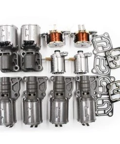 HJL Autoparts 10pcs 0B5 DL501 7-Speed Transmission Solenoids Compatible With 2008 2009 2010 2011 Audi A4 A5 A6 A7 Q5 (Remanufactured) - #HJ-24012-SLD