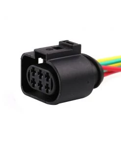 HJL Autoparts O2 Oxygen Sensor Connector 6-Pin Plug+Wires For VW Golf Audi A4 A3 A8 1J0973733 - #24973-47101