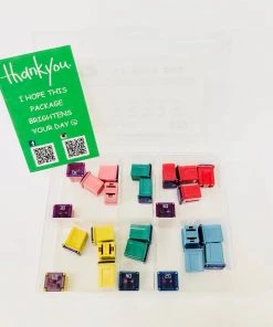 HJL Autoparts 25 Pcs Automotive J Case Low Profile Fuse Assortment Set 58V 20A 30A 40A 50A 60A - #FUSEO-70121