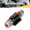 HJL Autoparts 12V DC 30A Car Audio Circuit Breaker Inline Fuse For 12V System Protection 30AMP - #FUSEO-70160 1 HJL Autoparts 12V DC 30A Car Audio Circuit Breaker Inline Fuse For 12V System Protection 30AMP - #FUSEO-70160