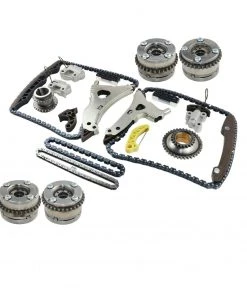 HJL Autoparts MERCEDES BENZ 4xCamshaft Adjusters+Timing Chain Kit For Mercedes-Benz W222 W166 M276 E350 C350 - #HJ-32076-V