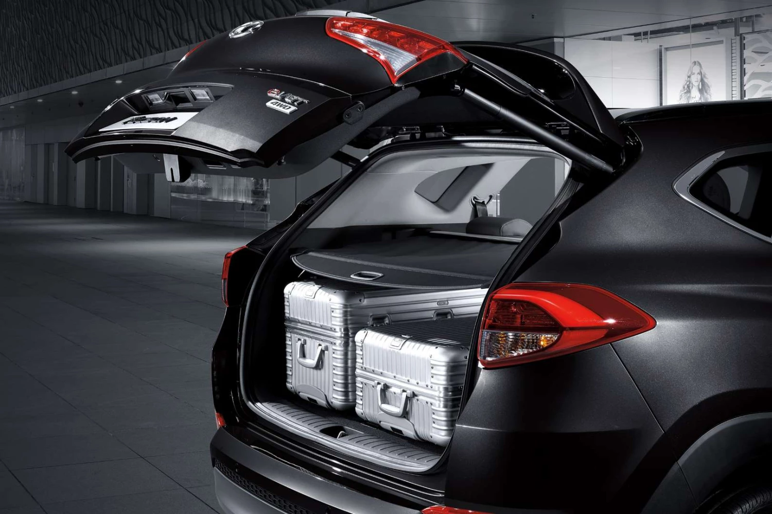 HJL Autoparts Retractable Trunk Cargo Cover Luggage Shade Shield For HYUNDAI Tucson 2015-18 - #41518-21200 11 HJL Autoparts Retractable Trunk Cargo Cover Luggage Shade Shield For HYUNDAI Tucson 2015-18 - #41518-21200