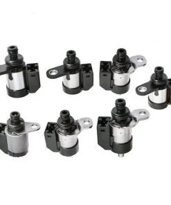 HJL Autoparts 7 PCS RE5R05A Transmission Solenoids Kit Set Replacement For Nissan Frontier Pathfinder Infiniti Hyundai Genesis Kia Borrego(Re-manufactured) - #HJ-49178-SLD