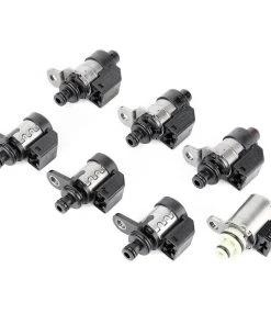 HJL Autoparts 7 PCS RE5R05A Transmission Solenoids Kit Set Replacement For Nissan Frontier Pathfinder Infiniti Hyundai Genesis Kia Borrego(Re-manufactured) - #HJ-49178-SLD