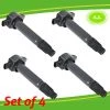 HJL Autoparts 4 Ignition Coils Replacement For Chrysler Sebring 200 Dodge Avenger Caliber Journey Jeep Compass Patriot Naturally Aspirated Reference Part Number:4606824AB 5C1644 C-1587 GN10346 UF557 C1587 - #33034-73104