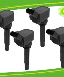 HJL Autoparts 4 PCS Ignition Coil Replacement For Audi A1 A3 E-tron Q2 VW Golf Jetta T-Roc Skoda 1.2 1.4 1.6 04E905110K - #24680-73104