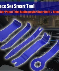 HJL Autoparts 5 Pcs Car Door Trim Audio Stereo GPS Panel Moulding Pro Removal Install Pry Tools - #TOKIT-99805