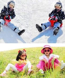 HJL Autoparts Outdoor Snow Sled For Kids/Adult,Grass Skiing, Sand Board, Winter Toboggan - #FNUKT-03000