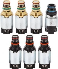 HJL Autoparts 6T40 Transmission Solenoid Kit 7pcs Automatic Transmission Solenoid Replacement For Chevrolet Cruze Cptiva Saab 9-4x Buick GL8 - #HJ-77640-SLD