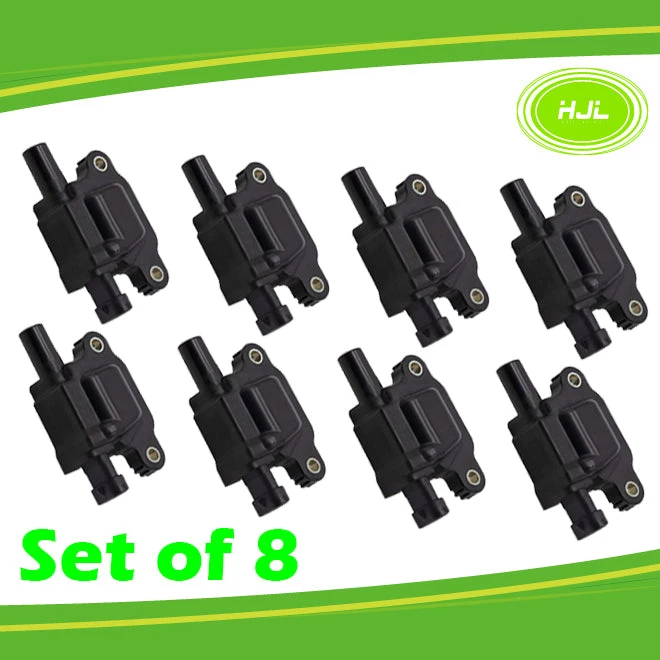HJL Autoparts Set Of 8 Ignition Coils Replacement For BUICK CADILLAC CTS CHEVROLET CAMARO GMC SIERRA HUMMER H2 ISUZU PONTIAC G8 12570616 12611424 - #37616-73108 3 HJL Autoparts Set Of 8 Ignition Coils Replacement For BUICK CADILLAC CTS CHEVROLET CAMARO GMC SIERRA HUMMER H2 ISUZU PONTIAC G8 12570616 12611424 - #37616-73108
