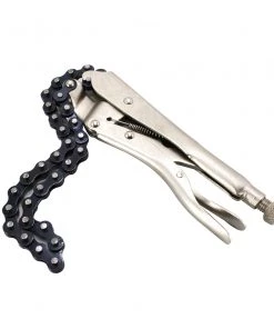 HJL Autoparts 10inch/254mm Locking Chain Clamp Vise Grip Great Tool Holding Pipe Wrench - #TOKIT-98310 HAND TOOL