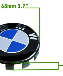 HJL Autoparts Set Of 4 BMW Wheel Center Caps Emblem 68mm/2.7" For 1/3/5/6/7SERIES X3/5/6 Z3/4 - #EMBLE-22104
