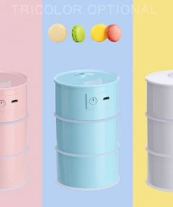 HJL Autoparts Multi Function Led Air Humidifier Aroma Diffuser Cute Oil Drum W/USB Light & Fan - #ASSRY-70600