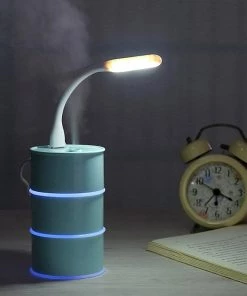 HJL Autoparts Multi Function Led Air Humidifier Aroma Diffuser Cute Oil Drum W/USB Light & Fan - #ASSRY-70600