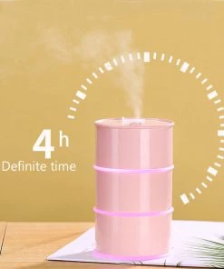 HJL Autoparts Multi Function Led Air Humidifier Aroma Diffuser Cute Oil Drum W/USB Light & Fan - #ASSRY-70600