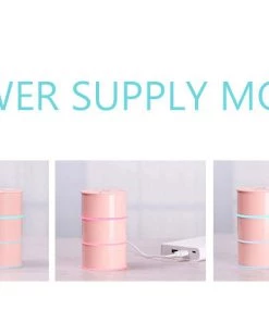HJL Autoparts Multi Function Led Air Humidifier Aroma Diffuser Cute Oil Drum W/USB Light & Fan - #ASSRY-70600