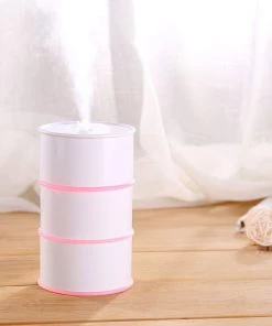 HJL Autoparts Multi Function Led Air Humidifier Aroma Diffuser Cute Oil Drum W/USB Light & Fan - #ASSRY-70600