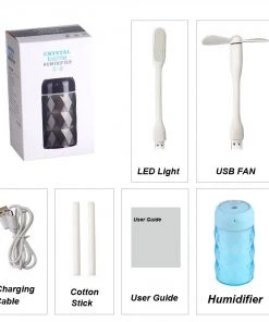 HJL Autoparts SMART ACCESSORY Multi Function Led Air Humidifier Aroma Diffuser Crystal Bottle W/USB Light&Fan - #ASSRY-70700 31 HJL Autoparts SMART ACCESSORY Multi Function Led Air Humidifier Aroma Diffuser Crystal Bottle W/USB Light&Fan - #ASSRY-70700