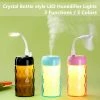 HJL Autoparts SMART ACCESSORY Multi Function Led Air Humidifier Aroma Diffuser Crystal Bottle W/USB Light&Fan - #ASSRY-70700