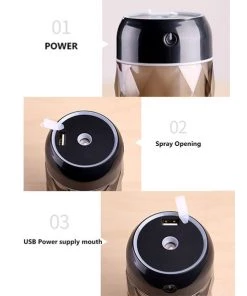 HJL Autoparts SMART ACCESSORY Multi Function Led Air Humidifier Aroma Diffuser Crystal Bottle W/USB Light&Fan - #ASSRY-70700 28 HJL Autoparts SMART ACCESSORY Multi Function Led Air Humidifier Aroma Diffuser Crystal Bottle W/USB Light&Fan - #ASSRY-70700