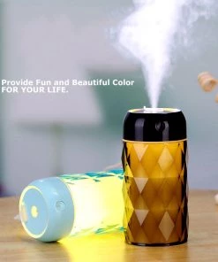 HJL Autoparts SMART ACCESSORY Multi Function Led Air Humidifier Aroma Diffuser Crystal Bottle W/USB Light&Fan - #ASSRY-70700