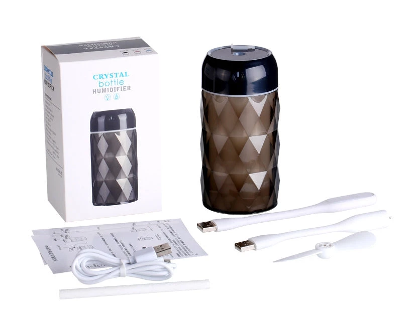 HJL Autoparts SMART ACCESSORY Multi Function Led Air Humidifier Aroma Diffuser Crystal Bottle W/USB Light&Fan - #ASSRY-70700 13 HJL Autoparts SMART ACCESSORY Multi Function Led Air Humidifier Aroma Diffuser Crystal Bottle W/USB Light&Fan - #ASSRY-70700