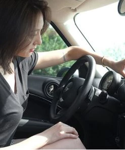 HJL Autoparts Air Freshener Car Solid Air Purifier Aroma Propeller Shape Deco W/Gift Box-Black - #ASSRY-70813