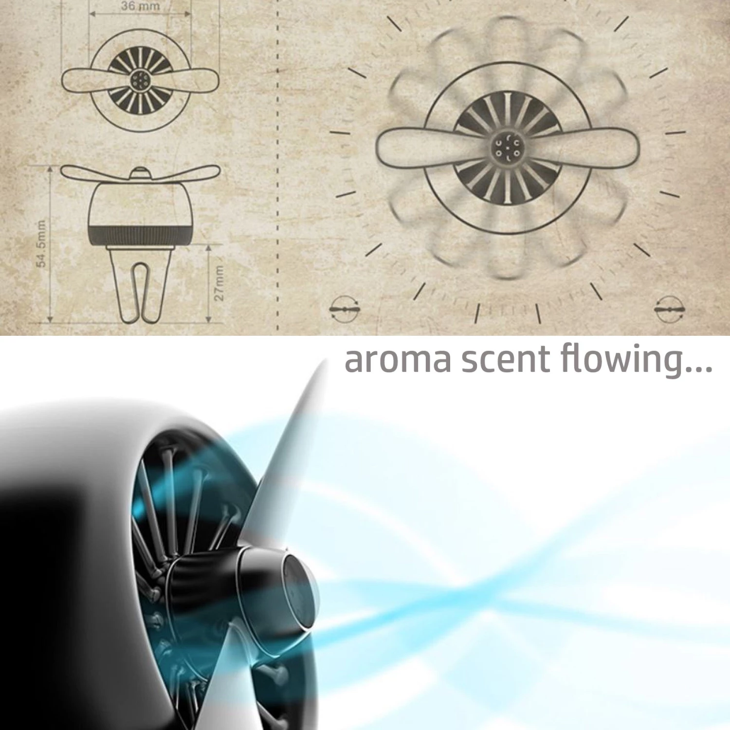 HJL Autoparts CAR ACCESSORY Air Freshener Car Solid Air Purifier Aroma Propeller Shape Deco W/Gift Box-Fur - #ASSRY-70812 6 HJL Autoparts CAR ACCESSORY Air Freshener Car Solid Air Purifier Aroma Propeller Shape Deco W/Gift Box-Fur - #ASSRY-70812