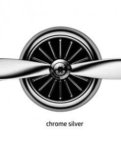 HJL Autoparts Air Freshener Car Solid Air Purifier Aroma Propeller Shape Deco+Gift Box-Silver - #ASSRY-70814 CAR ACCESSORY
