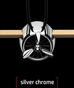 HJL Autoparts Nature Wood Diffuser Aroma Propeller Design W/leather Hanging Strap+Gift Box-SLR - #ASSRY-70833 CAR ACCESSORY