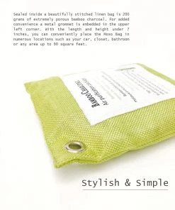 HJL Autoparts Natural Charcoal Air Purifying Bag Fragrance Free, Chemical Free, Odor Absorber 300g - #ASSRY-71000