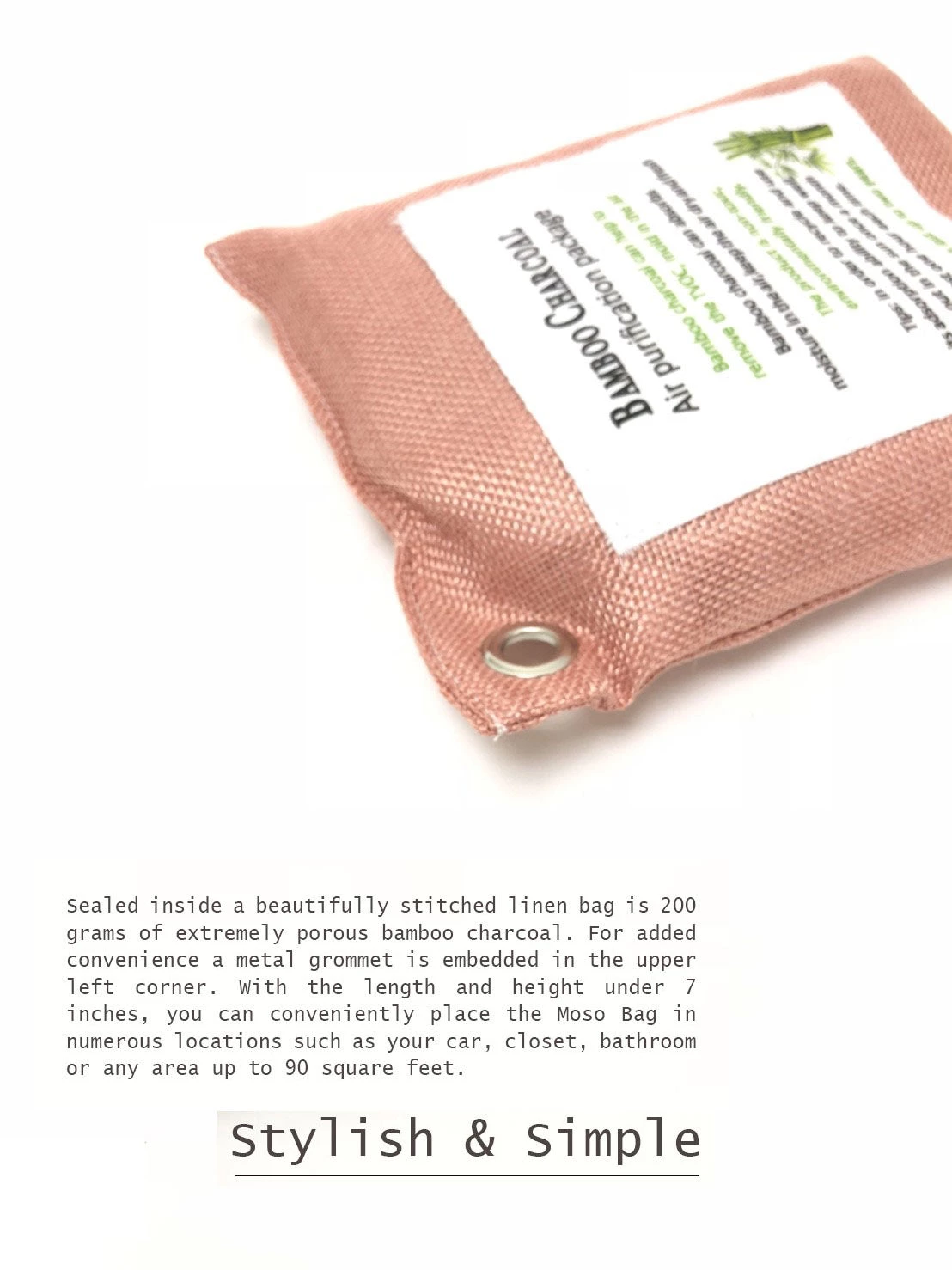 HJL Autoparts 2 X Natural Charcoal Air Purifying Bags Odor Absorber 200gx1 And 300gx1 - #ASSRY-71100 SMART ACCESSORY 6 HJL Autoparts 2 X Natural Charcoal Air Purifying Bags Odor Absorber 200gx1 And 300gx1 - #ASSRY-71100 SMART ACCESSORY