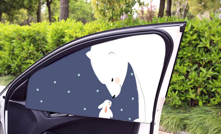 HJL Autoparts SMART ACCESSORY Car Rear Side Window Curtain, Adjustable & Flexible Magnetic Sun Shade X 2 PCS - #ASSRY-72102 6 HJL Autoparts SMART ACCESSORY Car Rear Side Window Curtain, Adjustable & Flexible Magnetic Sun Shade X 2 PCS - #ASSRY-72102