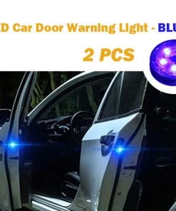 HJL Autoparts 2 PCS Car Door Warning Light 5 LED Wireless Safety Anti Collision Alarm Lamp - #ASSRY-73662 SMART ACCESSORY