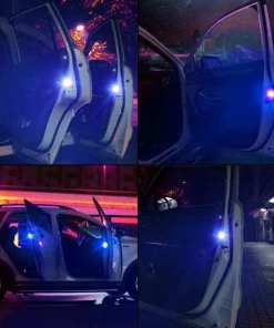 HJL Autoparts 2 PCS Car Door Warning Light 5 LED Wireless Safety Anti Collision Alarm Lamp - #ASSRY-73662 SMART ACCESSORY