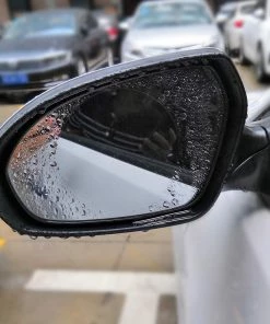 HJL Autoparts 2PCS Car Anti Fog Coating Rainproof Rear View Mirror Waterproof Protective Film - #ASSRY-81010