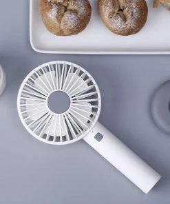 HJL Autoparts SMART ACCESSORY Handheld Mini USB Fan Portable Personal Rechargeable W/LED Colorful Night Light - #ASSRY-82100