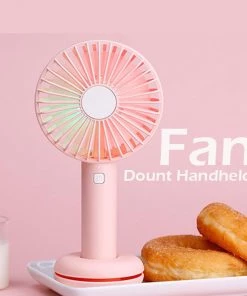 HJL Autoparts SMART ACCESSORY Handheld Mini USB Fan Portable Personal Rechargeable W/LED Colorful Night Light - #ASSRY-82100