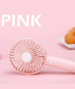 HJL Autoparts SMART ACCESSORY Handheld Mini USB Fan Portable Personal Rechargeable W/LED Colorful Night Light - #ASSRY-82100