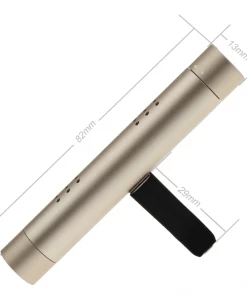 HJL Autoparts Air Freshener Car Perfume Vehicle Solid Air Purifier Aroma With 3 Scented-Black - ASSRY-70110 SMART ACCESSORY