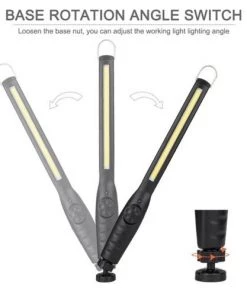 HJL Autoparts SMART ACCESSORY COB LED Rechargeable Work Light USB Hand Torch Inspection Magnetic Lamp Flexible - #TOKIT-04000